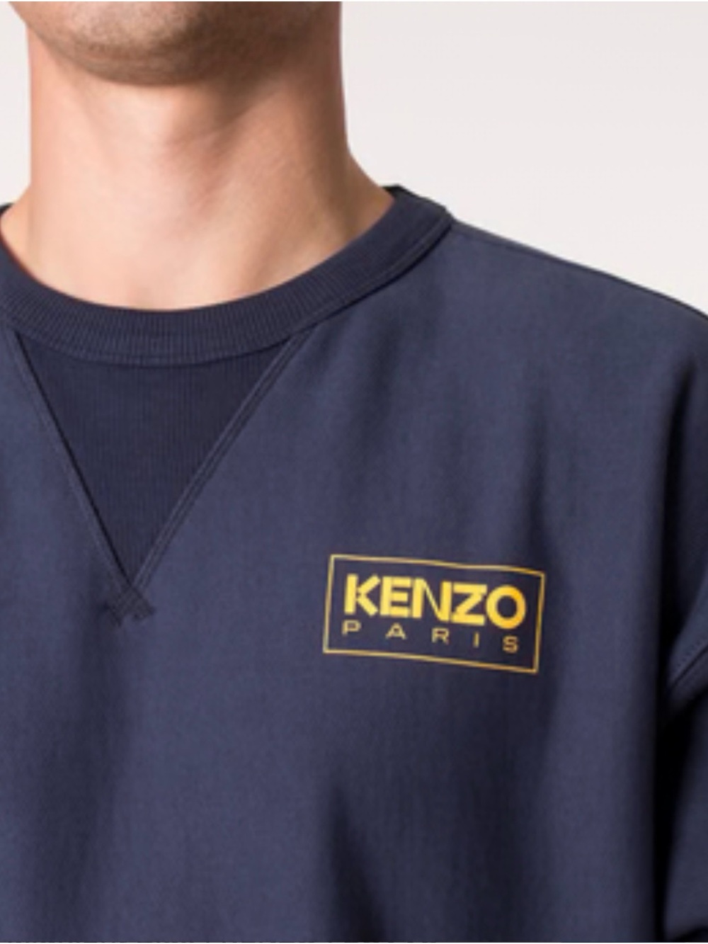 Kenzo Blue Kenzo Paris oversize Sweatshirt